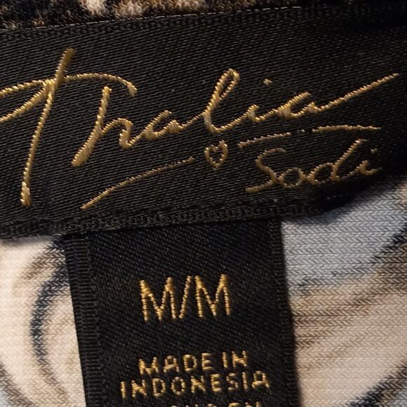 Thalia & Sodi Womens Med Cold Shoulder Long Sleeve Blouse - Picture 4 of 6